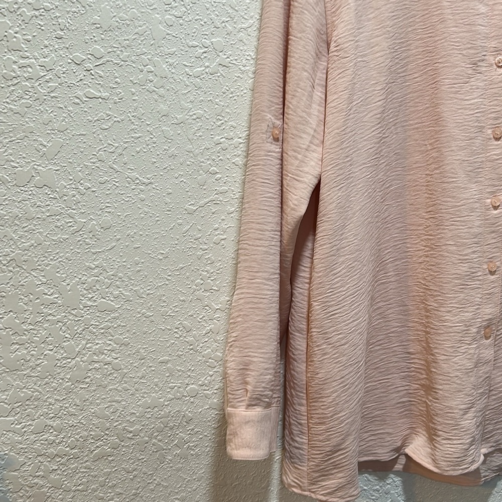 Calvin Klein women’s long sleeve blouse size XL GUC - Picture 3 of 7